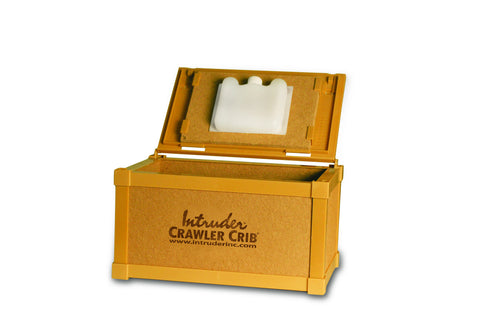 Deluxe Single Door Crawler Crib with Chiller Bottle