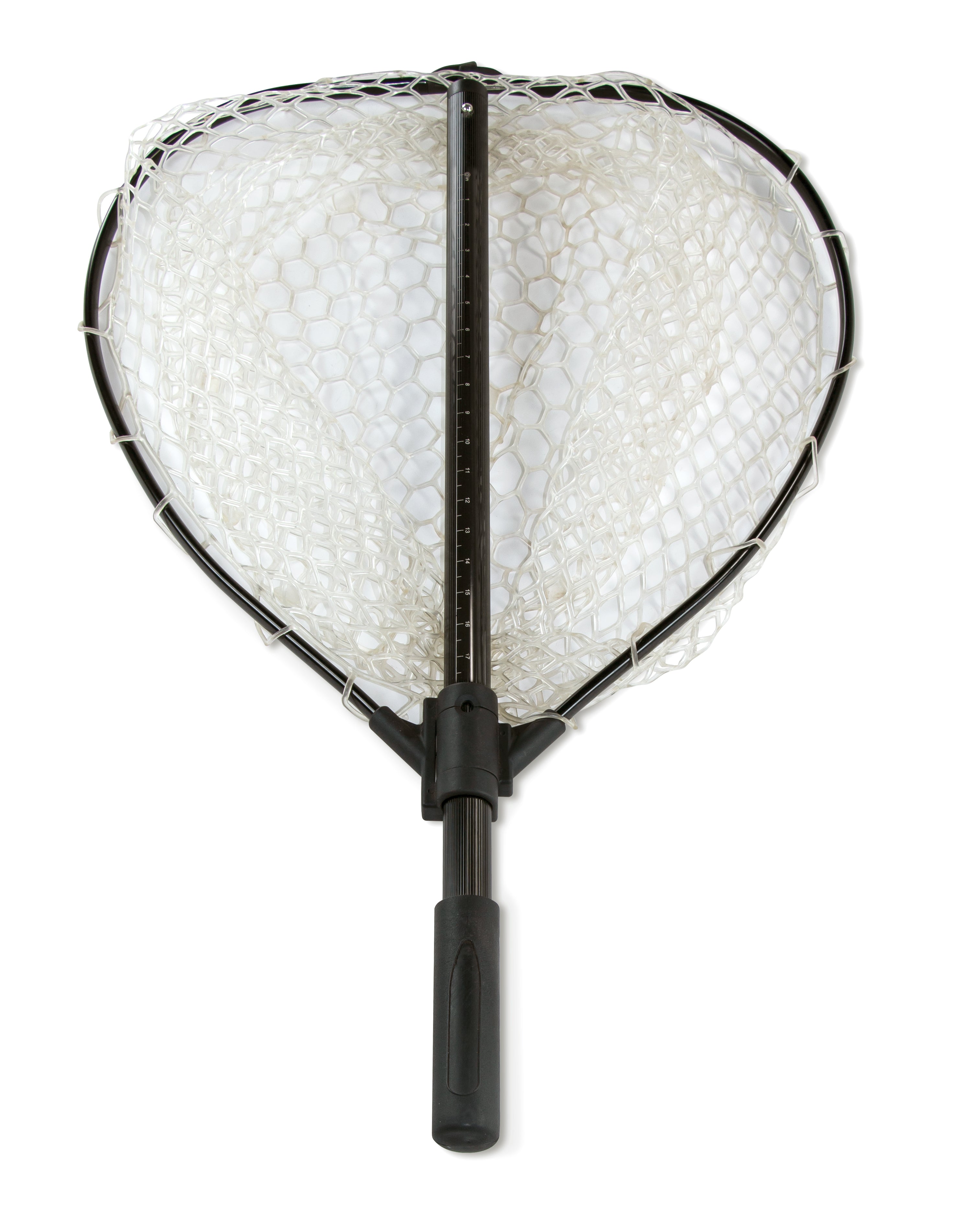Vindicator Landing Net: Folding Hoop Size 18 X 18 in - Clear Rubber Ne ...