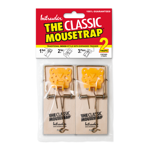 The Classic Mouse & Rat Trap - Traditional Wood Traps