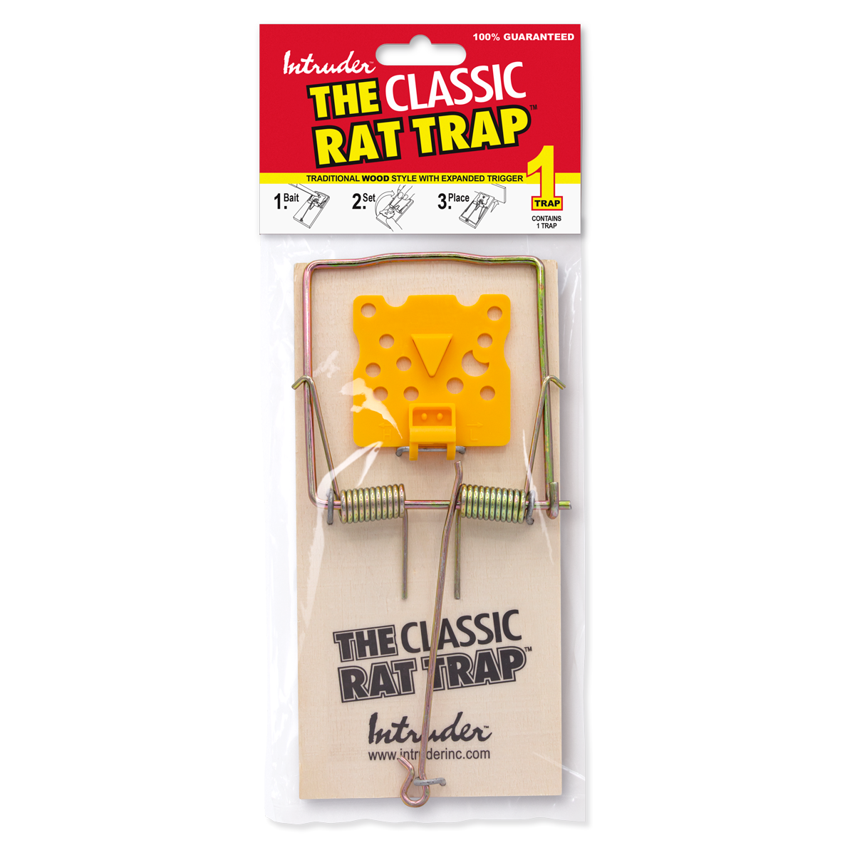 PIC Wood Traps (Wood Mouse Traps - 2 Count)