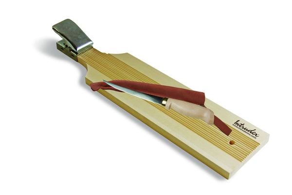 24" Hardwood Fillet Board with 6 In. Wood Handle Fillet Knife
