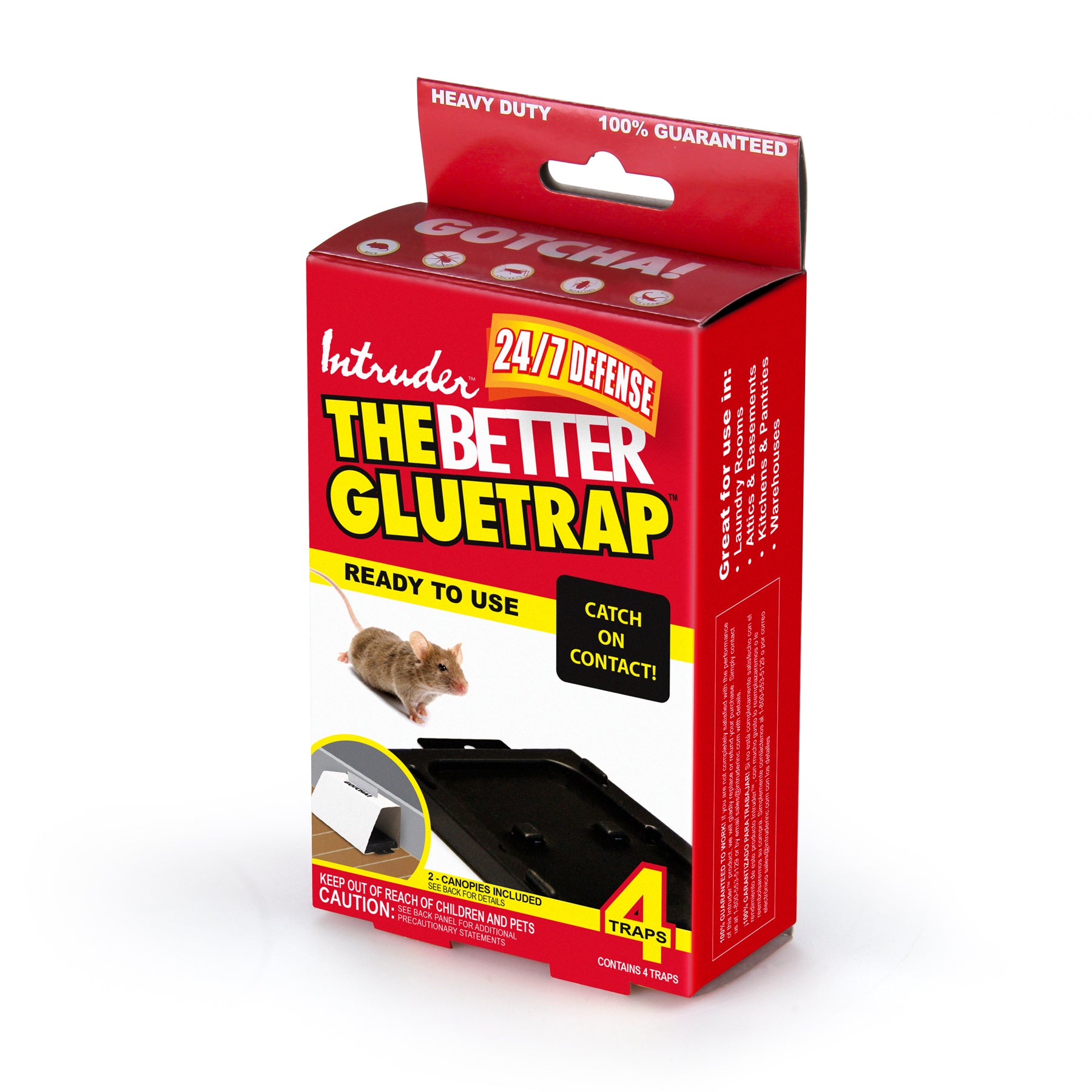 Mouse Killer Rat Adhesive Glue Traps Small Plastic Board Animal